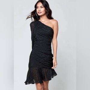 🖤♦️NWT Bebe Amelia Asymmetrical Ruched Dress🖤